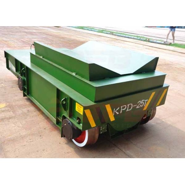 Buy 25t Electric remote control steel coils handling crane tracks trailer at wholesale prices