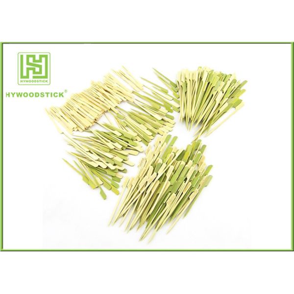 Buy Short Bamboo BBQ Sticks Long Wooden Skewers For Roasting Marshmallows at wholesale prices