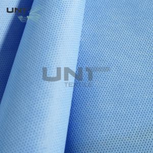 Blue 100% Polypropylene PP Spunbond Non Woven Fabric For Medicals