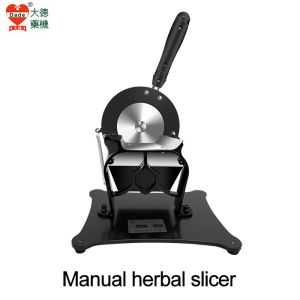 Quality Adjustable Thickness Manual Herbal Slicing Machine 120 pieces/minute for sale