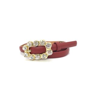 China 1.2cm Rhinestone Decorative Ladies Belt on sale