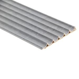 Slat Interiored Nano PVC Wood Effect Fluted Wall Panel for Modern Simplicity