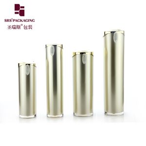 L031 cylinder shape cosmetic bottle for body lotion