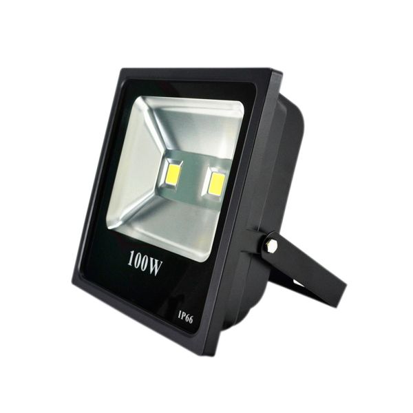 Buy Black Body DC48V High Power LED Flood Light COB Chip IP66 50w 200w With Daylight Sensor at wholesale prices