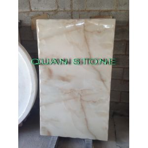 Custom Bathroom Vanity Tops / Marble Vanity Countertops Lightweight And High