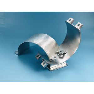 Stainless Steel Diameter 15mm Pipe Clamps With Welded Ear Plates