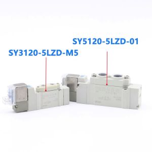 SY3420-6LZD-C8 SMC 3 Position Exhaust Center Pneumatic Solenoid Valve DC12V Port