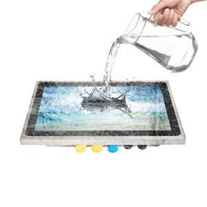 1000nits Stainless Steel Panel PC EETI IP67 Optical Bonding Capacitive