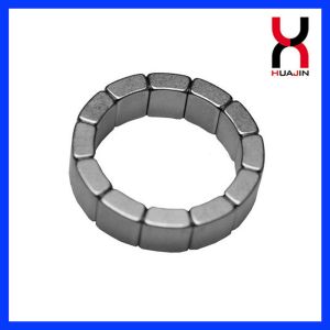 Neodymium Customized Arc Shaped Magnets High Grade High Temperature Resistant