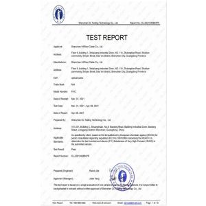CFOFC Communications Ltd. Certifications