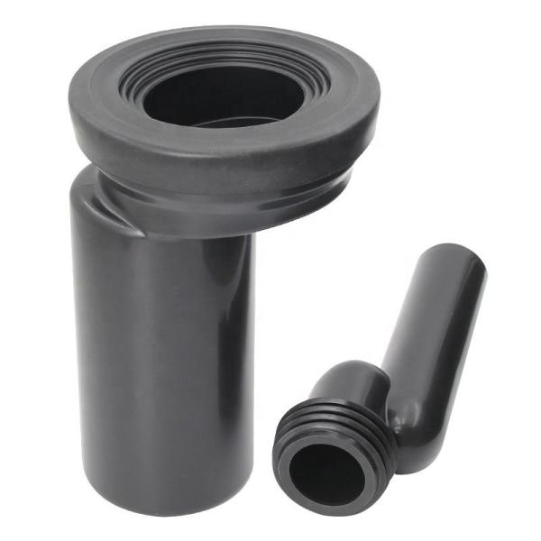 High-Quality Black Polypropylene Toilet Waste Tank Pipe, Modern Bathroom