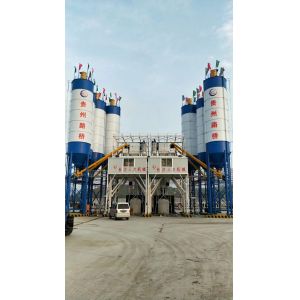 HZS60 Electric Concrete Mixing Plant with Core Motor Components for ≤60m3/h