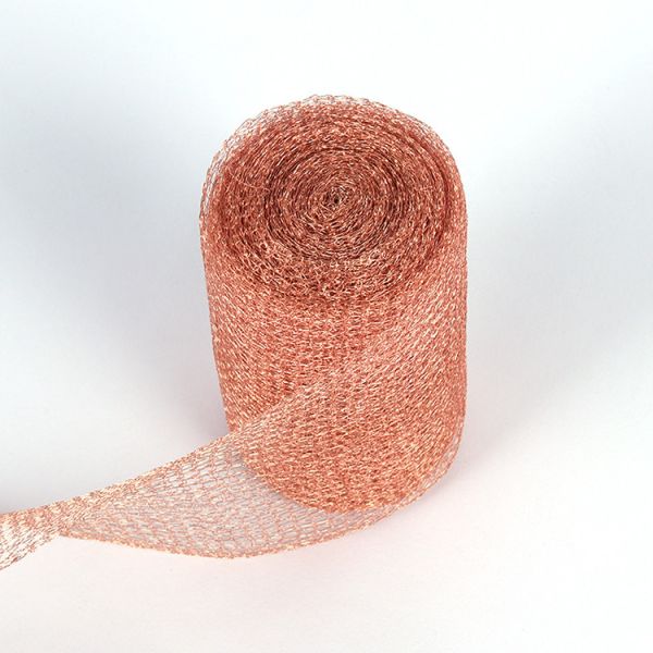 Knitted Copper Rodent Mesh Rustproof Corrosion Resistant 40 Density