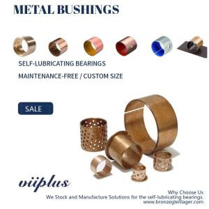 Standard Wrapped Bronze Sleeve Bearings For Underwater Pelletizer Machines