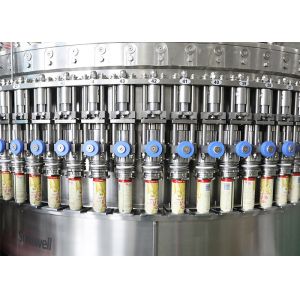 Automatic Beer Canning Line Machine 1000ml Carbonated Beverage Can Filling