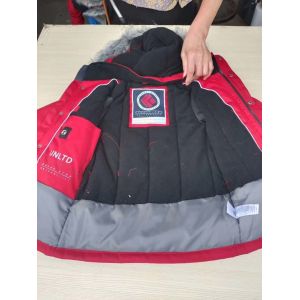 Daily Casual Black Navy Warm Padded Waterproof Coat In Stock