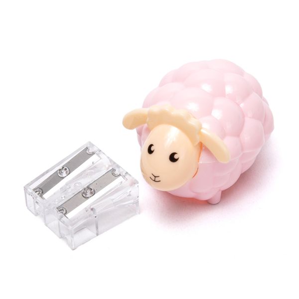 Cute Animal Sheep Cartoon Pencil Sharpener Baby Safe