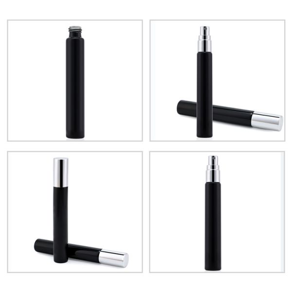 10ml 15ml 20ml Essential Oil Spray Glass UV Black Gold Perfume Bottles