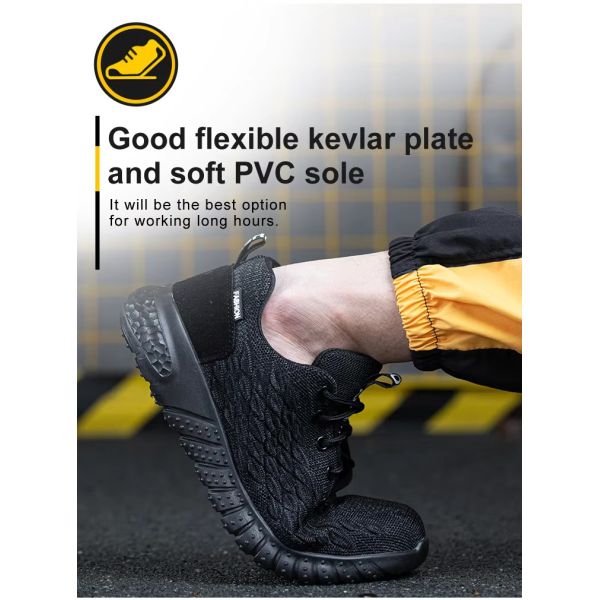 Lightweight SBP Safety Shoes Comfortable Fashion Sport Shoes Grey