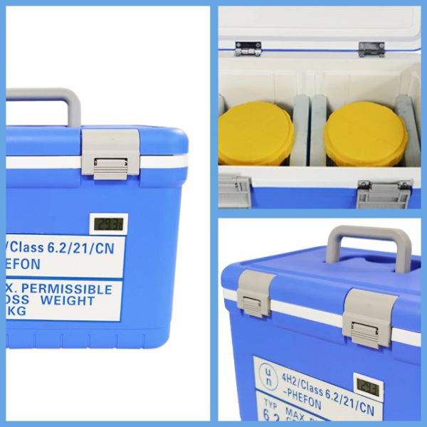 UN2814 UN3373 Infecious Specimen Cold Chain Safety Transportation Cooler Box