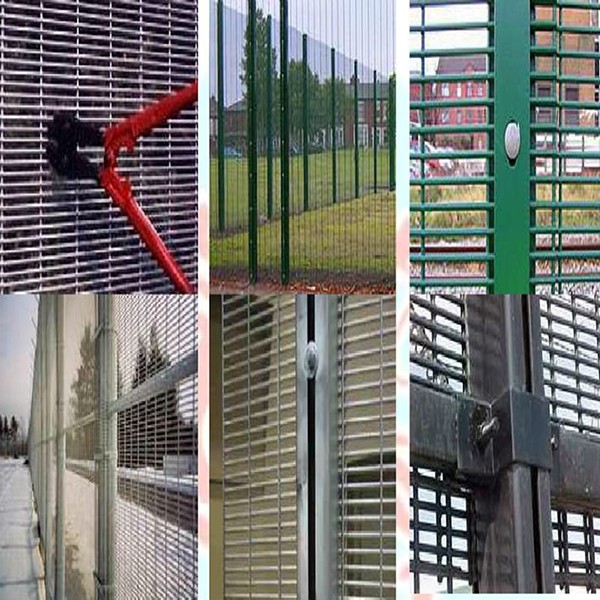 High Density 358 Prison Wire Fence High Security ,Top With Razor For Africa Market