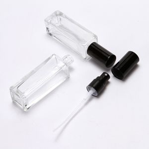 50ml Refillable Glass Perfume Spray Bottles Round Shape With Atomizer