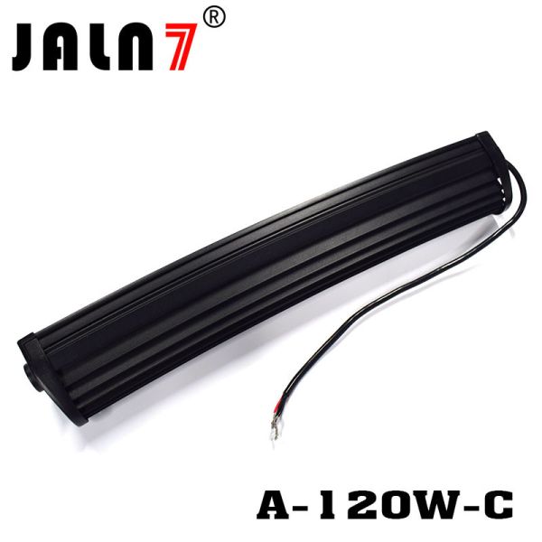 LED Light Bar JALN7 21Inch 120W Curved Spot Flood Combo LED Driving Lamp Super Bright Off Road Light LED Work Light Boat