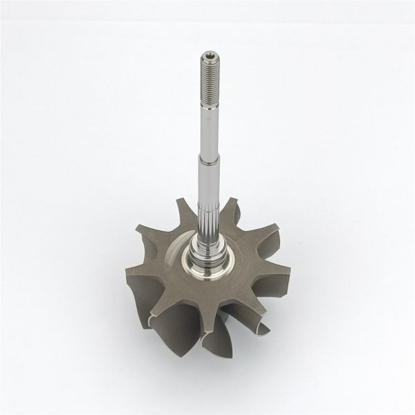 GT35R GTX3582R Turbo Spare Parts Wheel Shaft For 62.35mm X 68mm 9 Blades Turbochargers