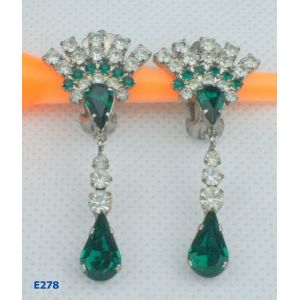 Fashion imitation jewelry dangle drop earrings with competitive price