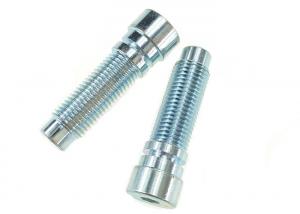 China Precision Machined Metal Parts M10 X 30 Fine Adjustment Screw Cup Head With Hex Socket on sale