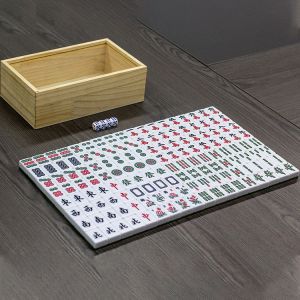 Wood Style Panel Portable Folding Mahjong Table for Outdoor Party Events and