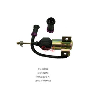 High Quality Parking Flamenout solenoid valve For HA QING 498 24V 3754020-X93