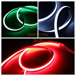 China 12v led neon rope light suppliers RGB 5050 smd neon strip lights flexible square 17x17mm square shape IP68 on sale