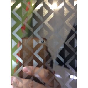 China manufacturer 3D combination craft mirror hairline stainless steel sheets