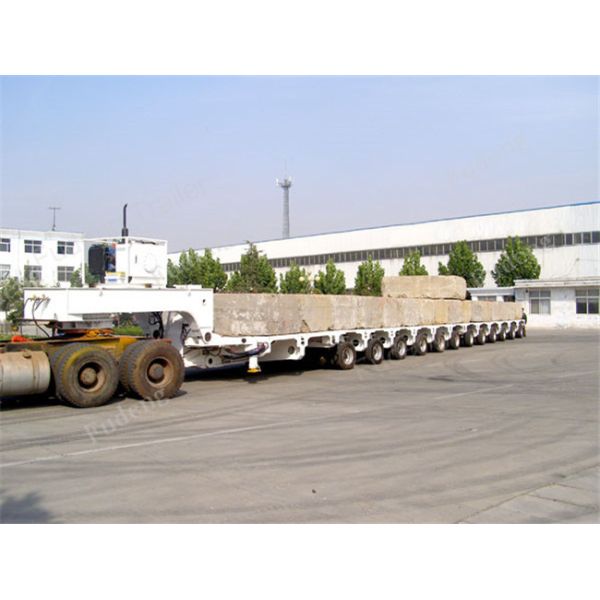 Multi Axles Hydraulic Modular Trailers / Transportation Trailer Heavy Large Beams