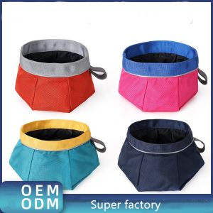 Outdoor Folding Water Feeding Pet Bowl Portable Travel Out Dog Bowl Snack Bowl
