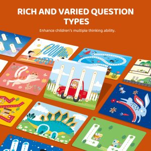 EN71 English Wipe Clean Activity Flash Cards For Toddlers