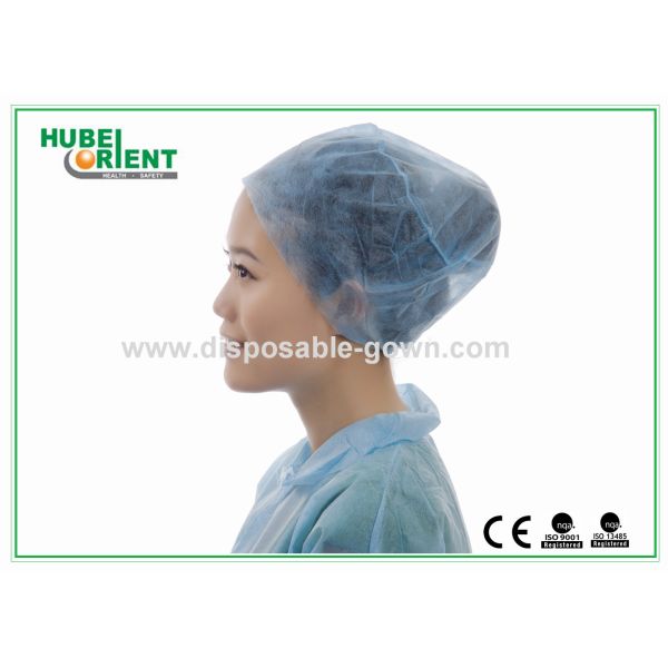 Buy ISO13485 Polypropylene SMS Disposable Doctor Cap With Elasticated Back at wholesale prices