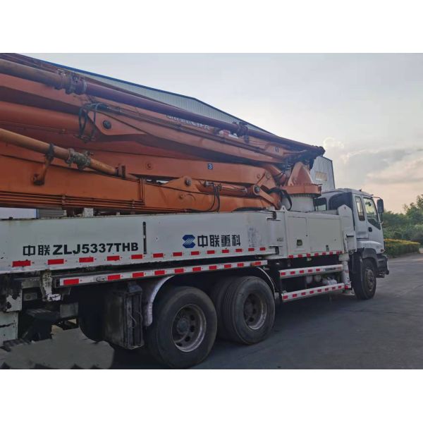 Buy Used 50 Tons Concrete Boom Pump Truck PLC Control System at wholesale prices
