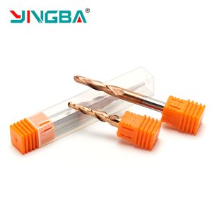 Customizable High Quality Carbide Wood Relief 2F Taper Ball Nose End Mill Copper