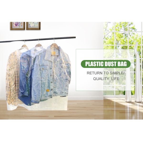 Dry Cleaning Plastic Bags for Protective Clothing Storage Dustproof and Waterproof