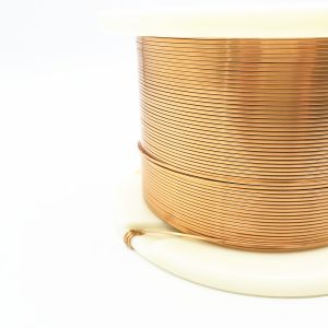 China Copper 1.2mm X 0.12mm Flat Enameled Winding Wire on sale
