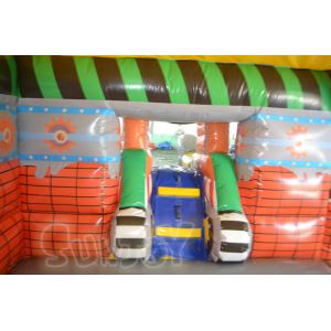 Fire Retardant 0.55mm Plato Inflatable Amusement Park