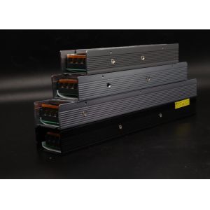 Black 25A 300W Triac Dimmable LED Power Supply 85% Efficiency