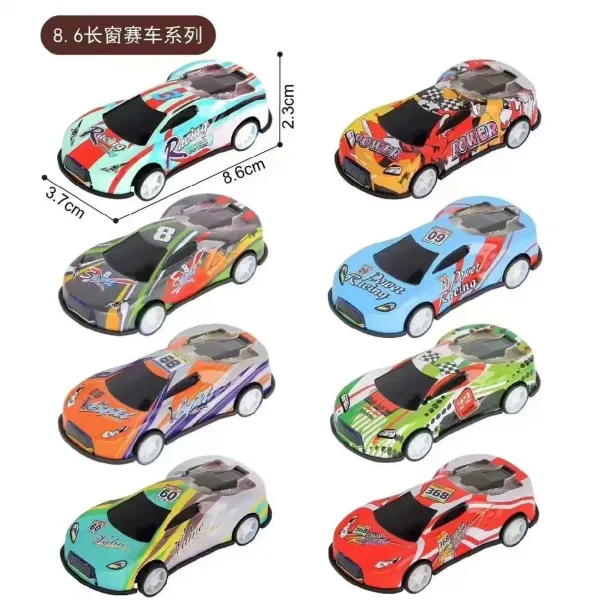 Metal Surface with Printed Children&prime;s Toys Pull Car Inertia Car Toys Children&prime;s Toys Can Be Customized
