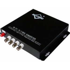 China Bedyond®manufacturer supply 4-CH HD-TVI to fiber converter,4-ch TVI extender over fiber on sale