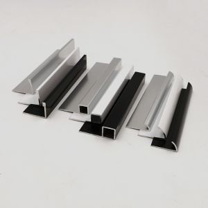 10mm Square Edge Metal Tile Trim Smooth Surface