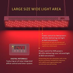 60HZ Near Infrared Light Therapy Device 1000W Red Led Panel