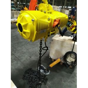 3t Material Lifting Electric Chain Hoist with 360-Degree Hook Rotation and Light