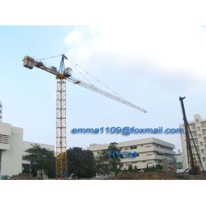 8000kg Max Capacity TC6513 Topkit Tower Crane Hosting with Inverter Control